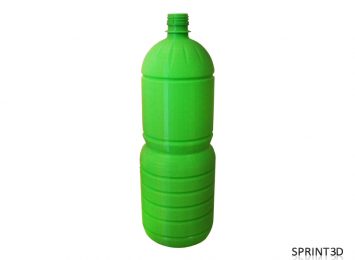 Прототип бутылки из зеленого PLA