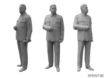 3D модель Сталин