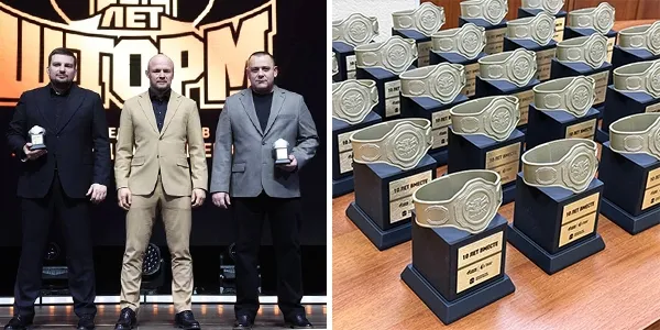 Награды на юбилейное мероприятие для Школы смешанных единоборств «Шторм» награды на мероприятие